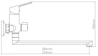 Смеситель для ванны ESKO Mumbai MI31 хром